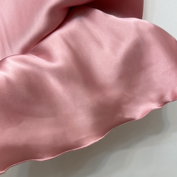 Bebe SATIN COWL NECK SLIP MIDI DRESS Small - Picture 6 of 7